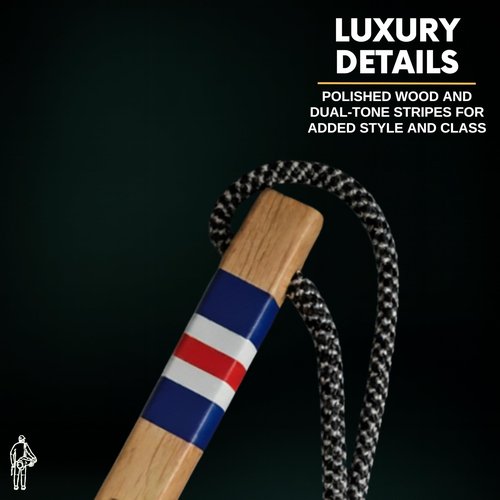 Golf Brush Made from Hickory Wood, Golf Club Groove Cleaner with Secure Clip Attachment for Bags and Carts - Golf Gifts for Men - Red and Blue