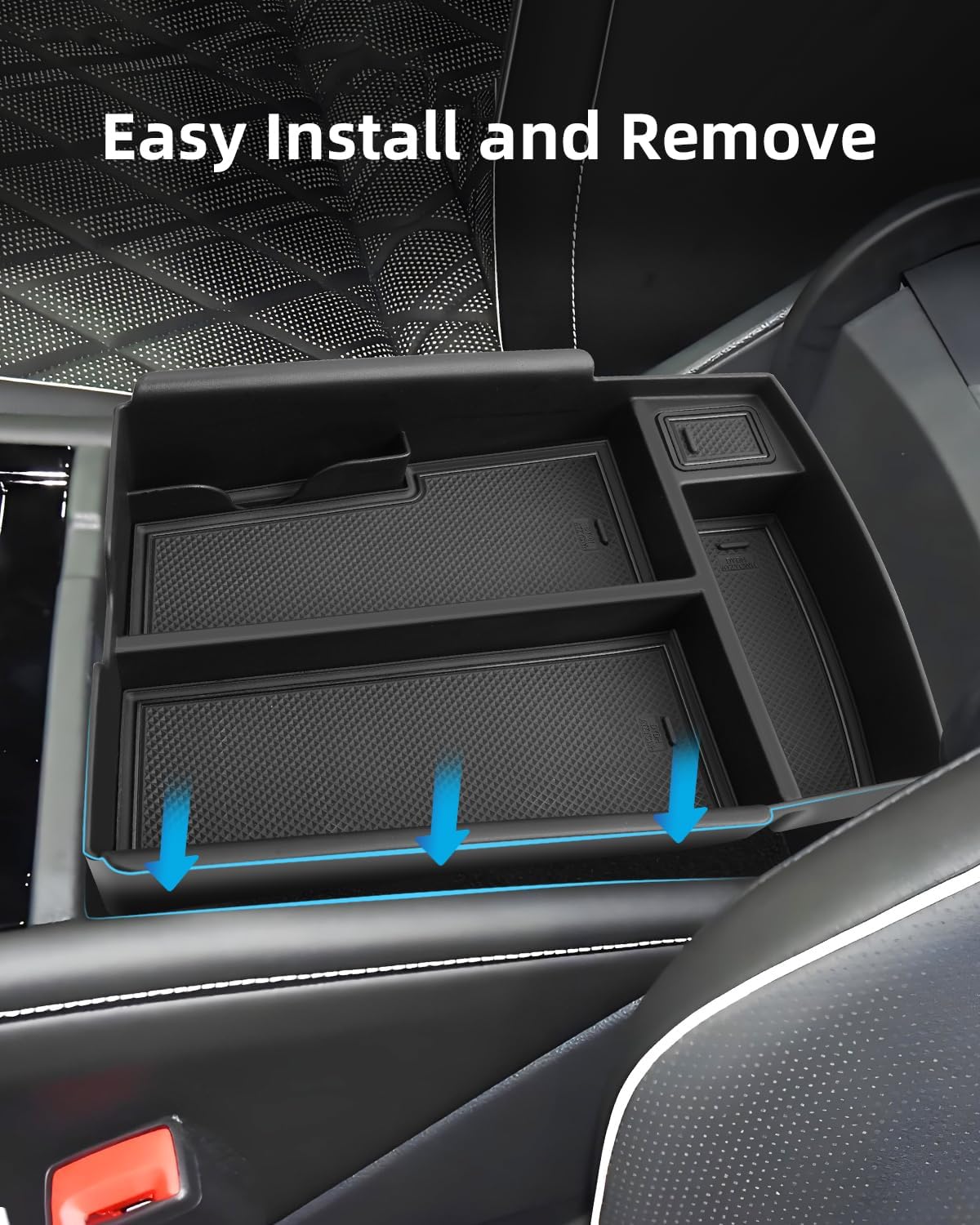 2PCS Center Console Organizer for 2024-2026 VW Atlas