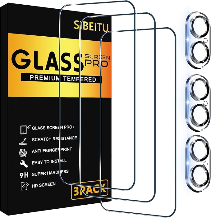 SIBEITU 3 Pack Screen Protector