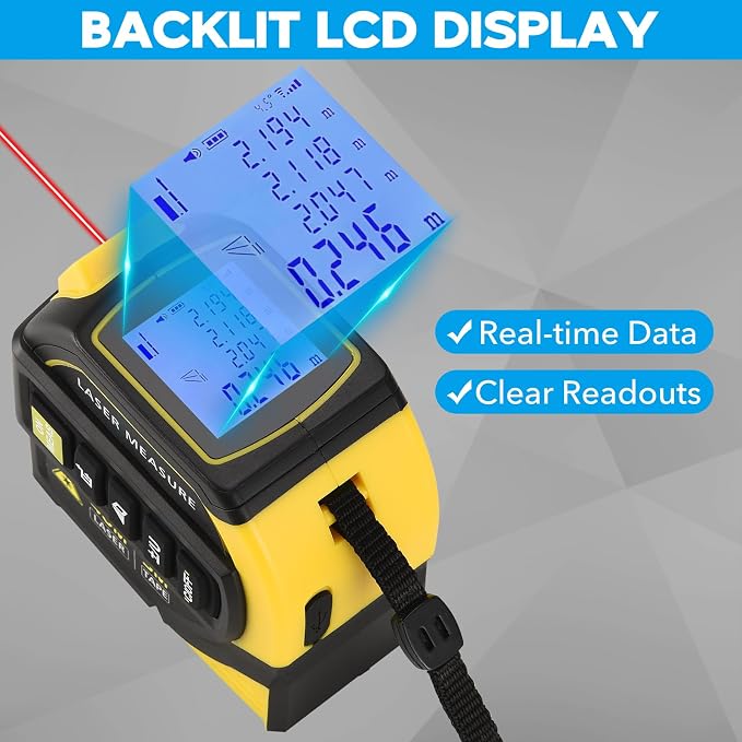 4-in-1 Laser Tape Measure
