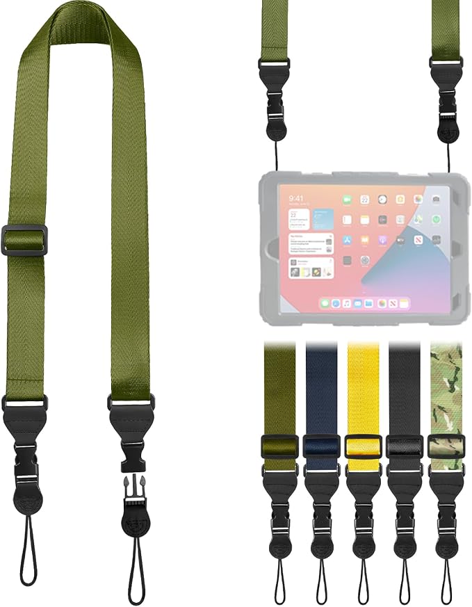 FIEIL Nylon iPad Strap, Adjustable Camera Neck Strap, Comfortable Shoulder Strap