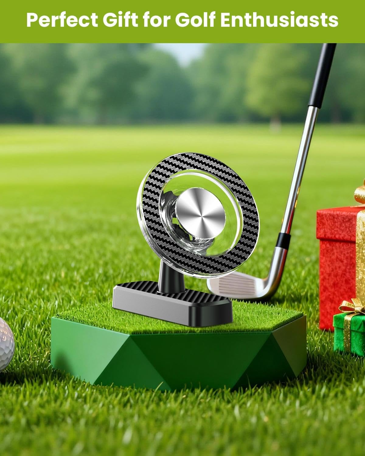 Magnetic Golf Cart Phone Holder, Golf Accessories for Men Golf Gifts Daddy