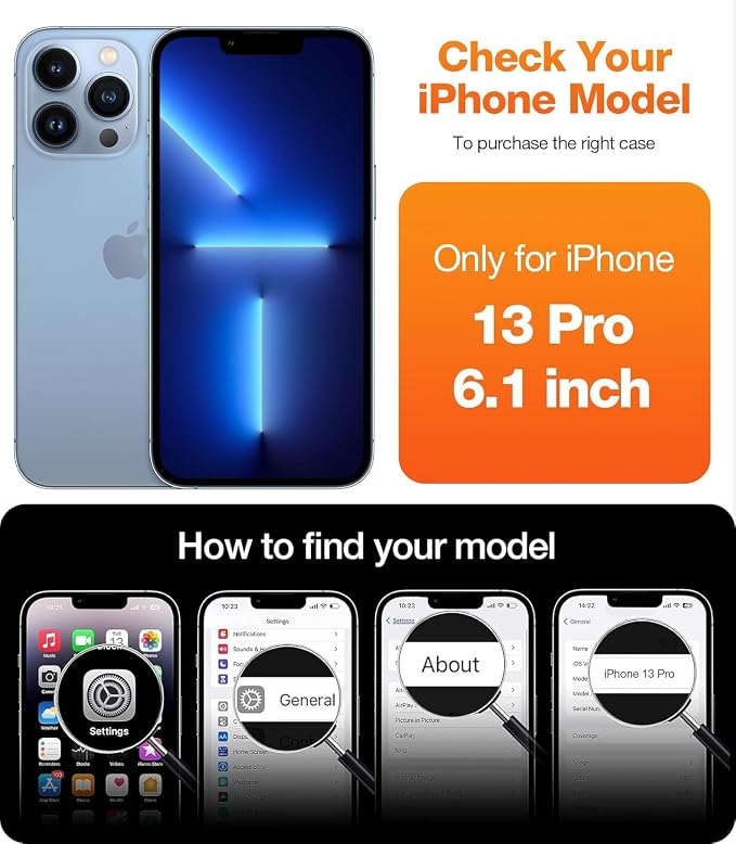 LeYi for iPhone-13-Pro Case: