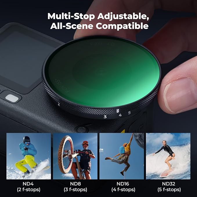 K&F CONCEPT Snap On Variable ND Filter Compatible