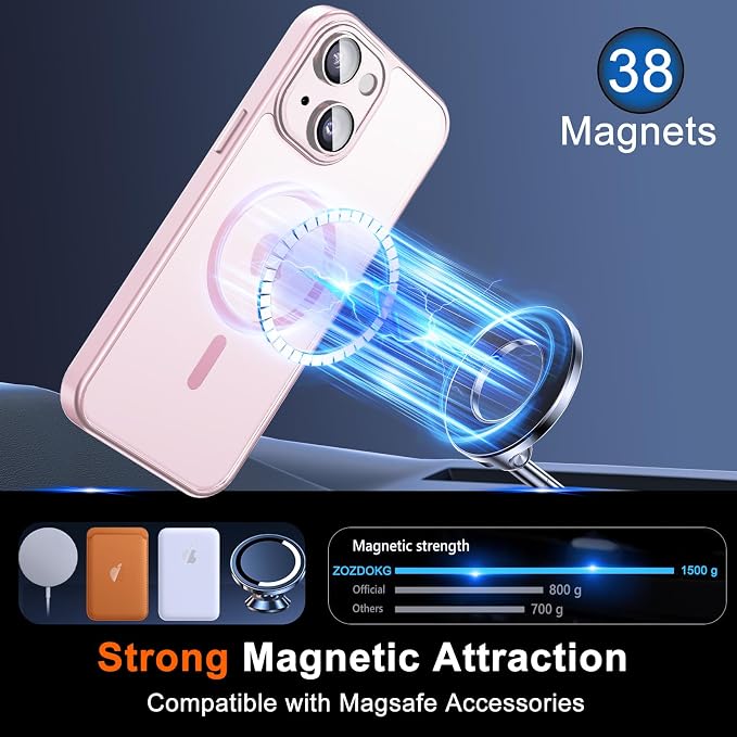 for iPhone 14 Case with Privacy Screen Protector and Camera Protection