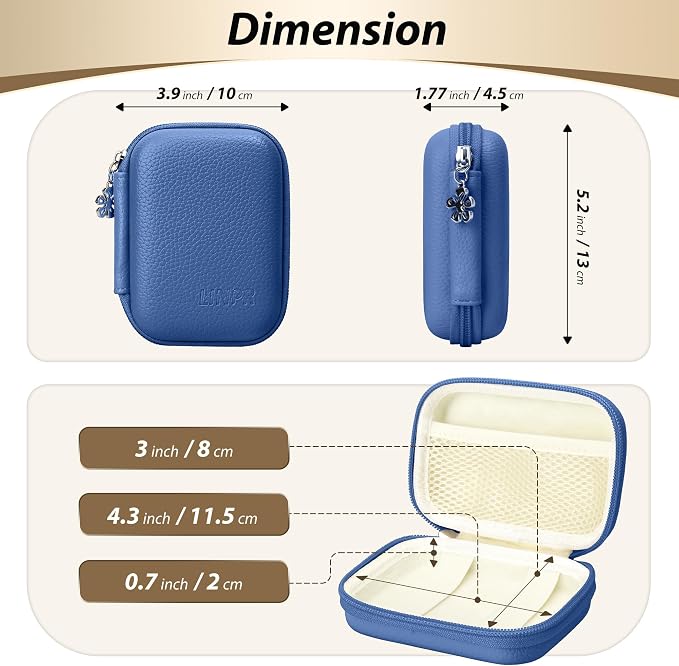 Digital Camera Case for CAMKORY, KODAK PIXPRO FZ45/FZ55, Canon IXUS 285 HS