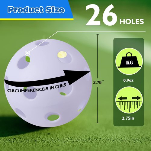 GSE Games & Sports Expert Baseballs - Soft Plastic Training Balls for Pitching & Batting | Various Styles Available