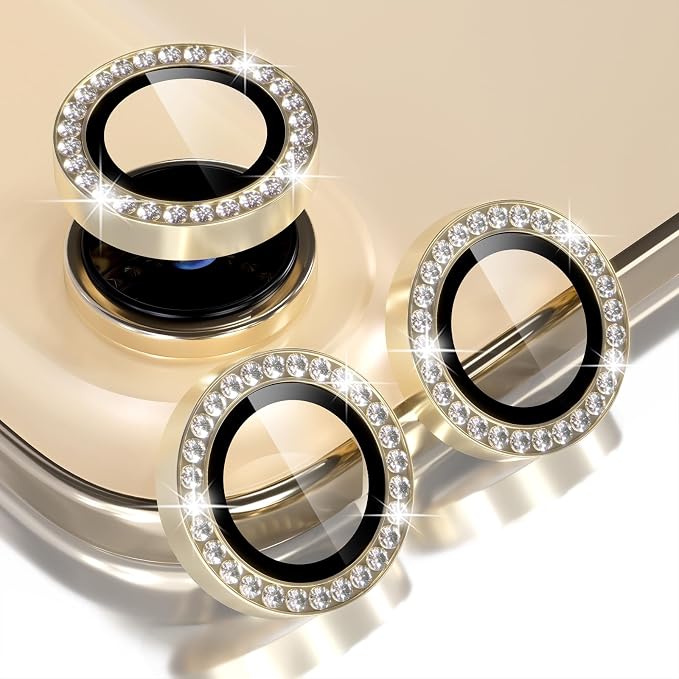 Choiche Compatible for iPhone 17 Air Camera Lens Protector Bling, 9H Tempered