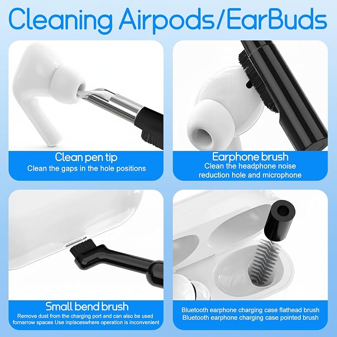 Keyboard Cleaning Kit Laptop Cleaner, All-in-1 Multi-Function Electronic