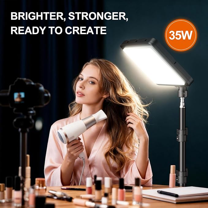 EMART LED Video Light Kit, 35W/3600lux Studio Lights