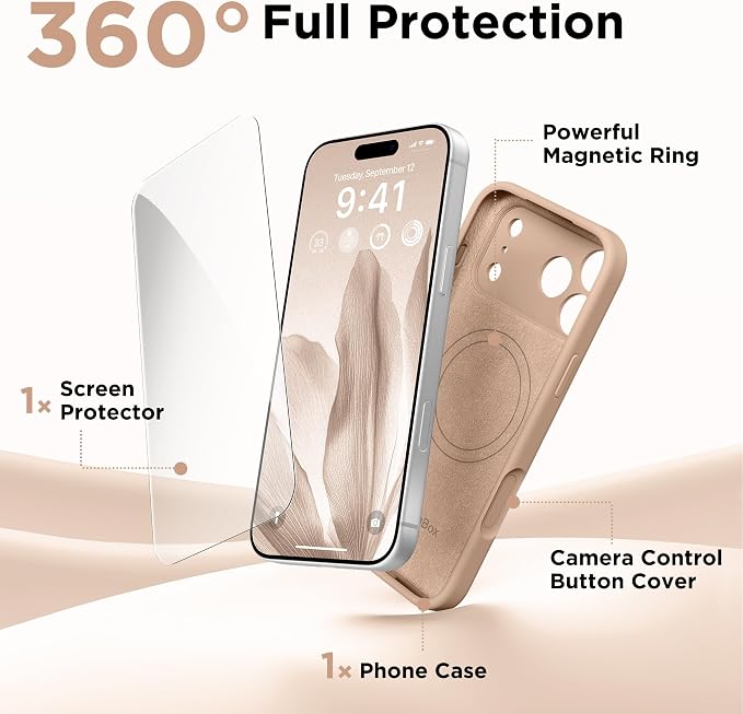 GolbinBox Magnetic for iPhone 17 Pro Max Case, Compatible