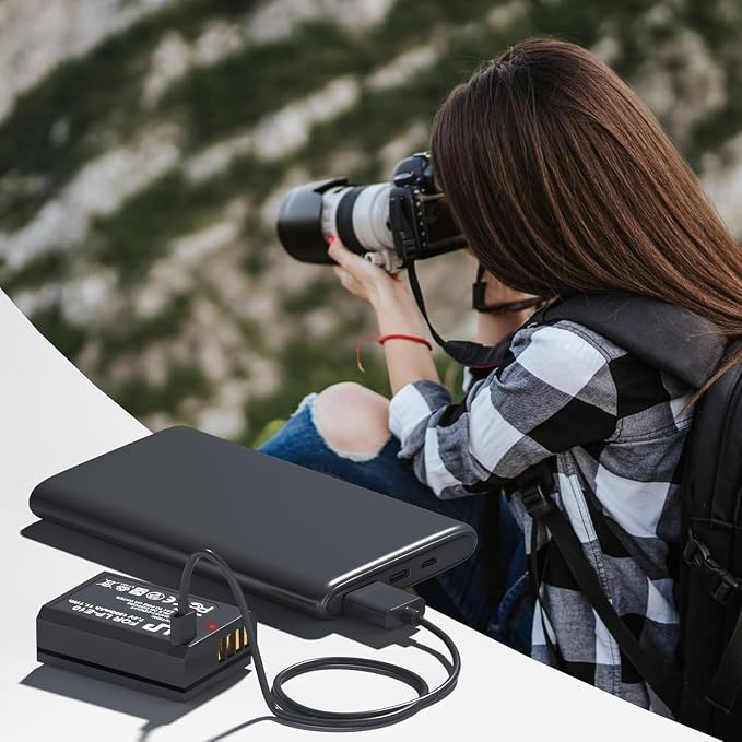 LP LP-E10 Battery 2-Pack 1500mAh USB-C Fast Charging