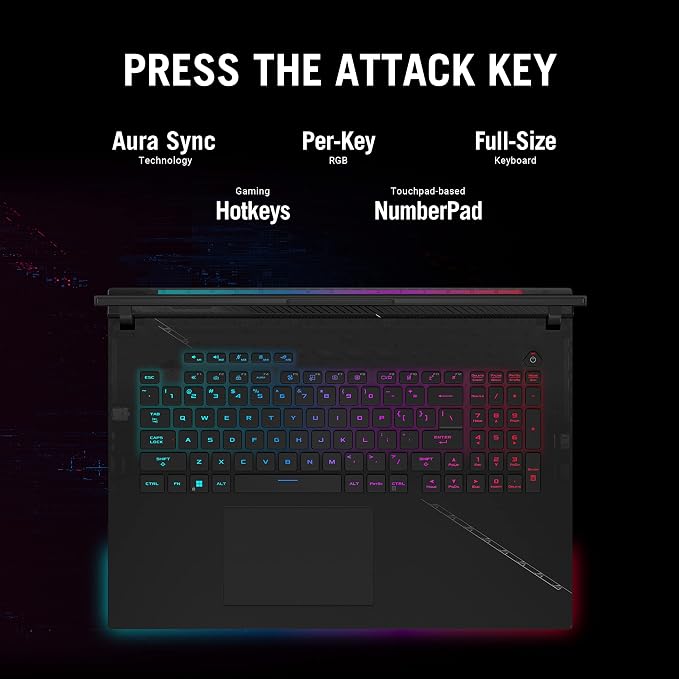 ASUS ROG Strix Scar 18 (2023) Gaming Laptop, 18” Nebula Display 16:10 QHD 240Hz/3ms, GeForce RTX 4090, Intel Core i9-13980HX, 32GB DDR5, 2TB PCIe SSD, Wi-Fi 6E, Windows 11 Pro, G834JY-XS97,Black