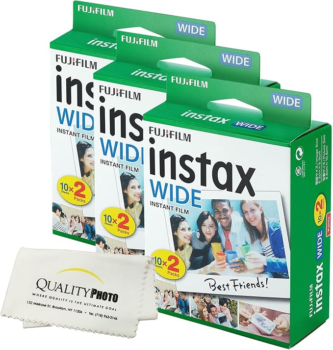 Fujifilm Instax Wide Instant Film Photo Microfiber Cloth – Compatible