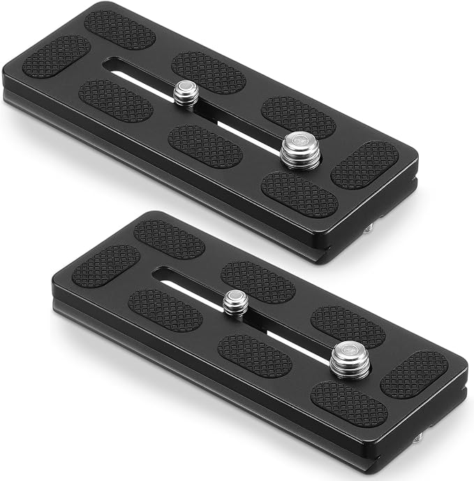 Frienda 2 Pieces Metal Quick Release Plate