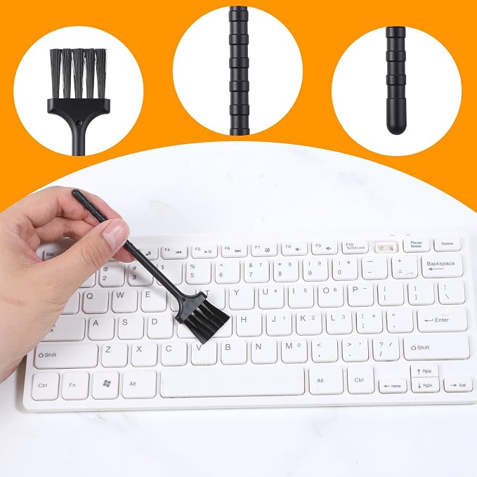 Bewudy 10 PCS Mini Keyboard Cleaning Brushes Kit, Anti-Static Electronic Dust