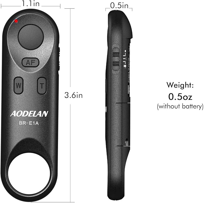 AODELAN Camera Remote Control for Canon EOS RP, EOS R, M50 II, 6D Mark II