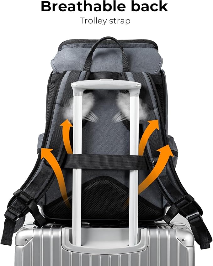 K&F CONCEPT Camera Backpack, Hard Shell Camera Bag, Large Capacity Photography