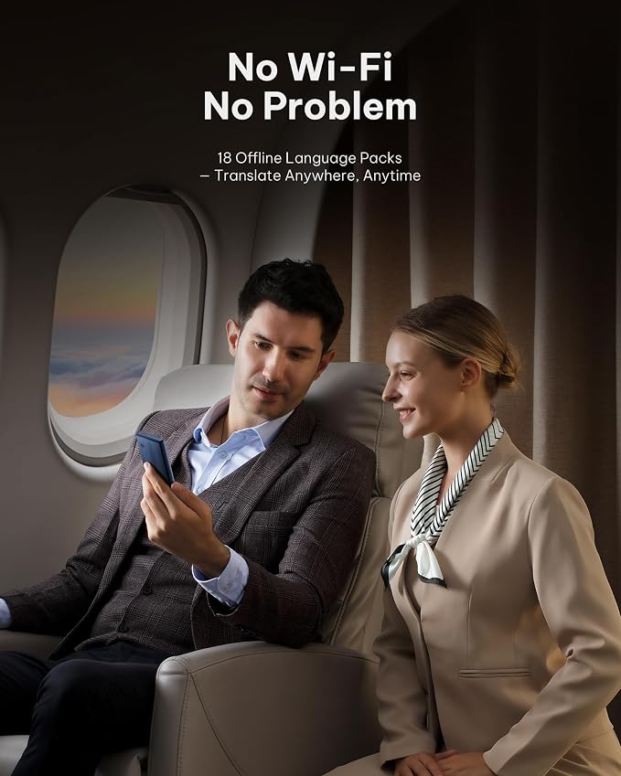 iFLYTEK AI Language Translator Device — 2-Year Free Global Data & Real-Time