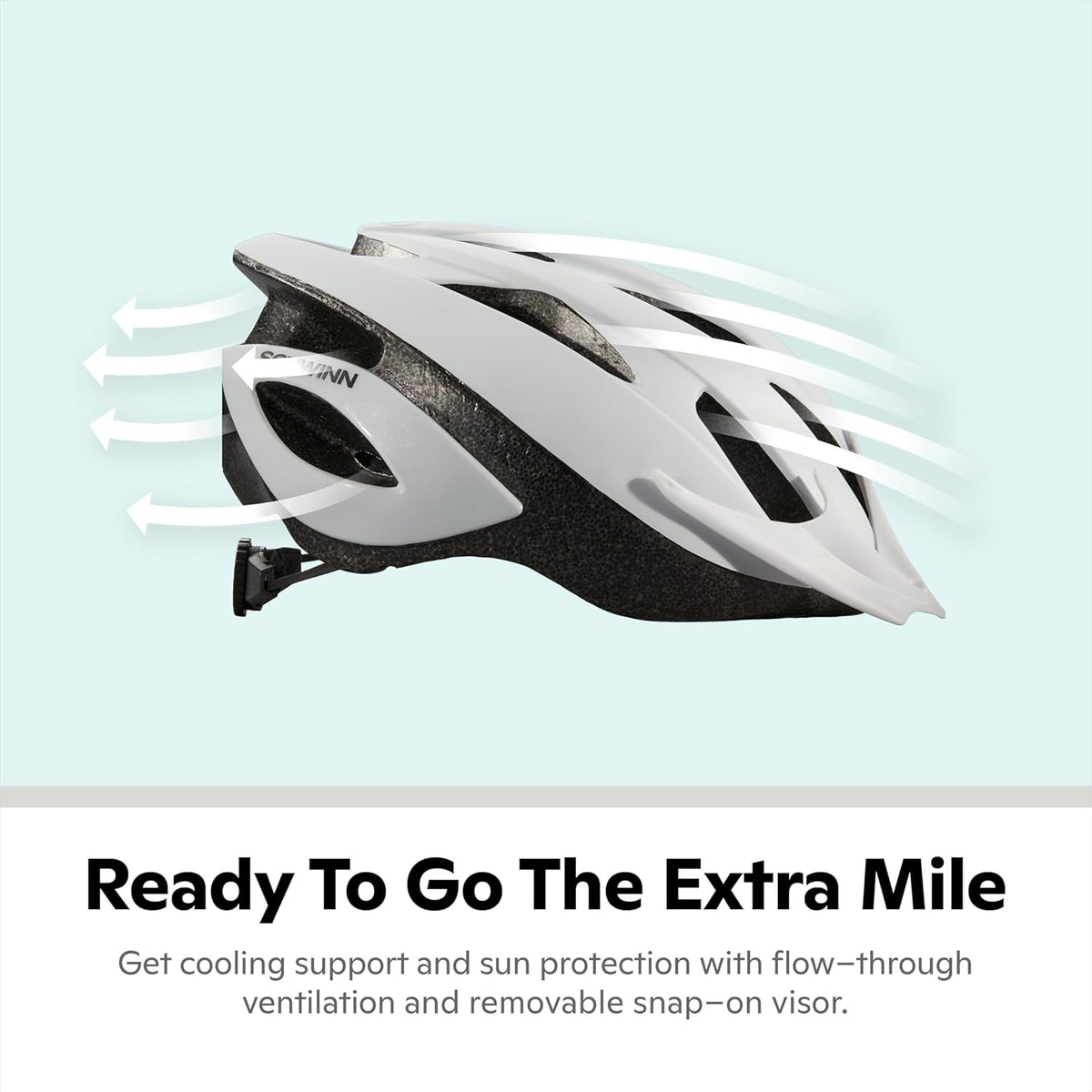 Schwinn Thrasher Adult Bike Helmet - Adjustable Fit 58-62 cm | Comfortable Padding & Air Vents