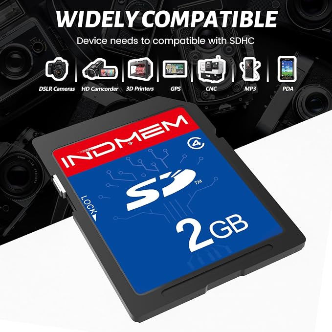 SD Card 2GB, High-Speed Secure Digital Cards