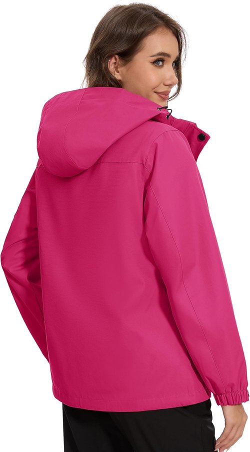 MAGCOMSEN Women's 3-in-1 Ski Jacket - Water-Resistant, Warm Fleece Lined, Windproof | Winter Hiking Coat