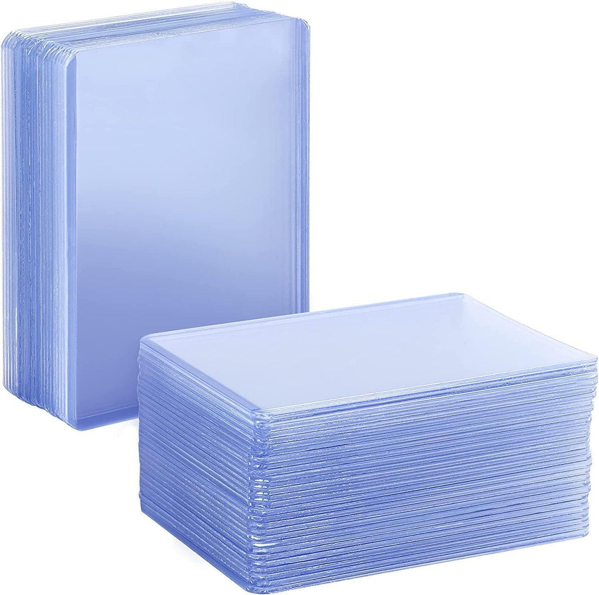Skiennix 200 Pack Top Loaders for Cards - 35pt Premium Hard Plastic Protectors | Ideal for Trading & Collectibles