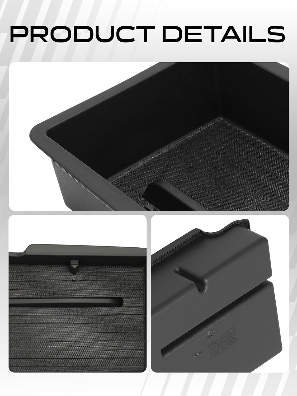 YHTAUTO Center Armrest Center Console Organizer Tray for Tesla