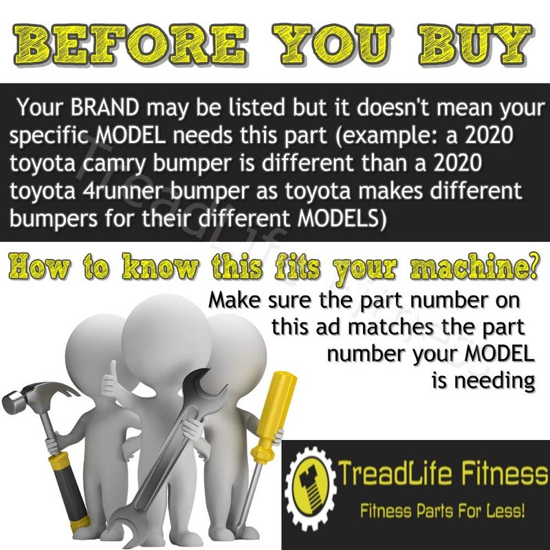 TreadLife Fitness Drive Belt - Compatible with Proform Treadmills - Part Number 220769 - Comes with Free Treadmill Lube!!