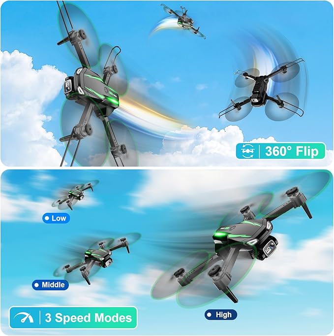 Drone with Camera, 1080P HD FPV Foldable Drone