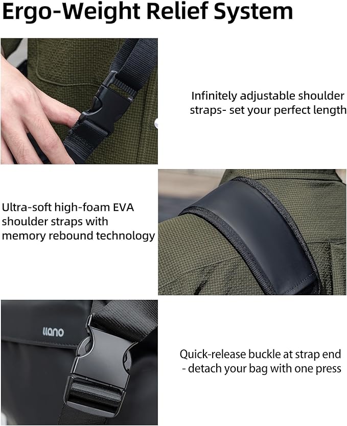 llano 6L Camera Sling Bag for Photographers, DSLR Shoulder Bag Small, Compact