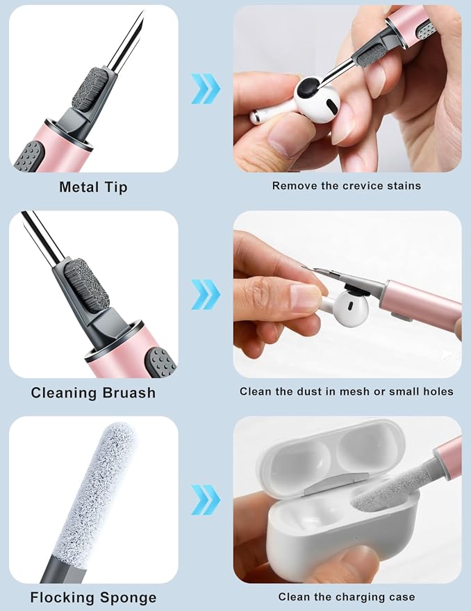 Cleaner Kit for Airpods, Earbuds Cleaning kit for Airpods Pro 1 2 3, Phone