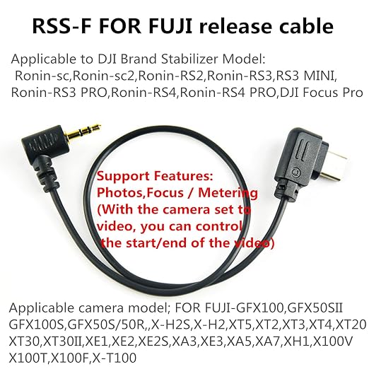 RSS-F DJI for canon Camera Shutter Release Cable to EOS c50 Rebel T8i T7i T6i