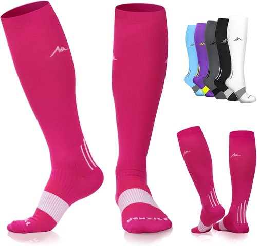 NEWZILL Compression Socks - 20-30 mmHg Knee-High Support for Circulation | All-Day Comfort for Work & Travel