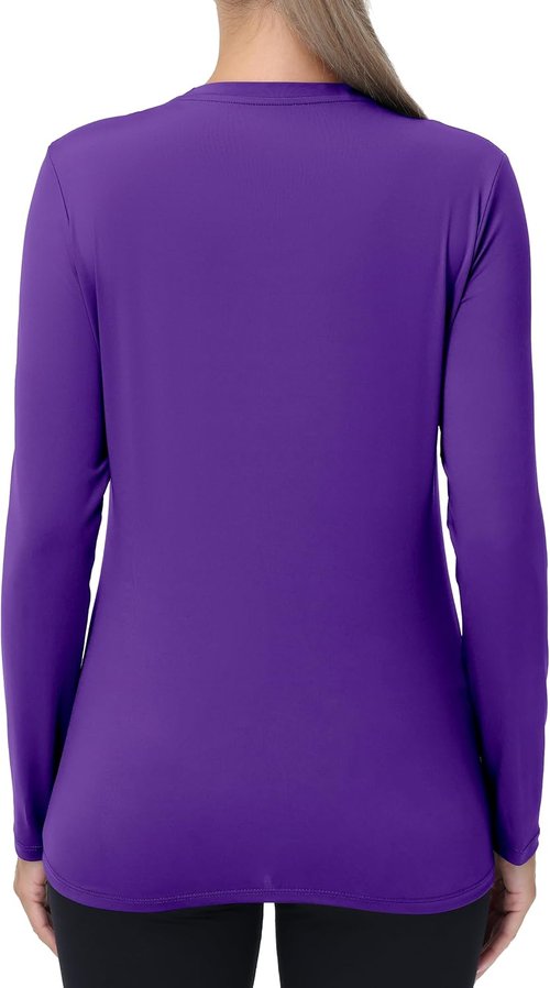 Isnowood Women's Long Sleeve Sun Protection Shirt - UPF 50+ UV Rash Guard for Outdoor Activities