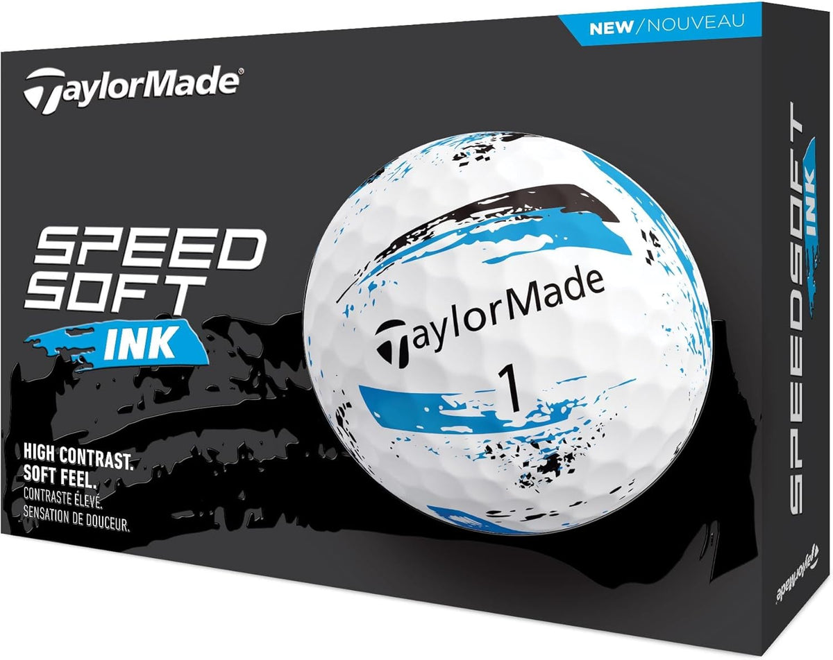 TaylorMade SpeedSoft Golf Balls - Maximum Distance & Ultra-Soft Feel | Ideal for Tee & Green Play