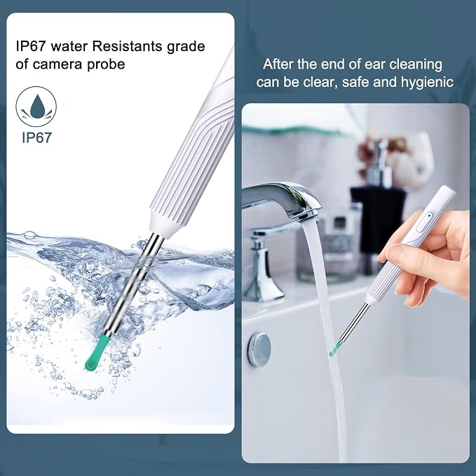 Ear Wax Removal Tool, Ear Cleaner with1080P HD Otoscope Camera, Ear Camera