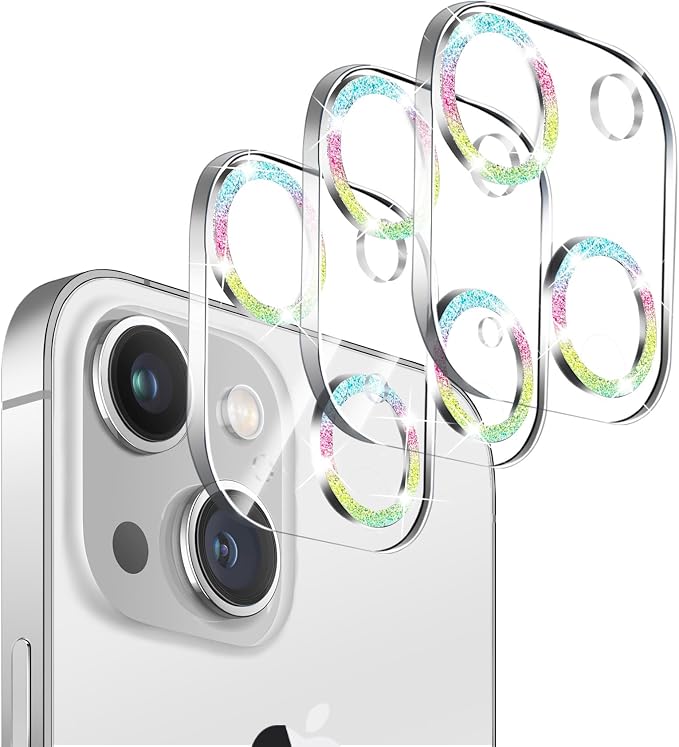3 Pack Dengduoduo Tempered Glass Camera Lens Protector