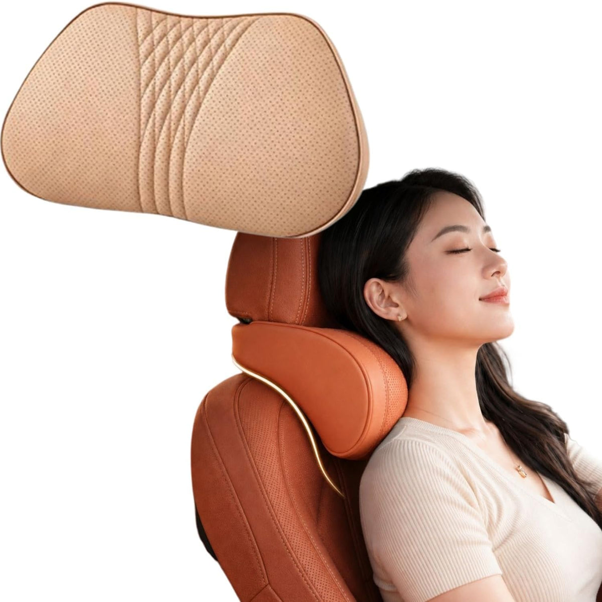 Universal Memory Foam Car Headrest Neck Pillow Ergonomic Auto Neck Cushion