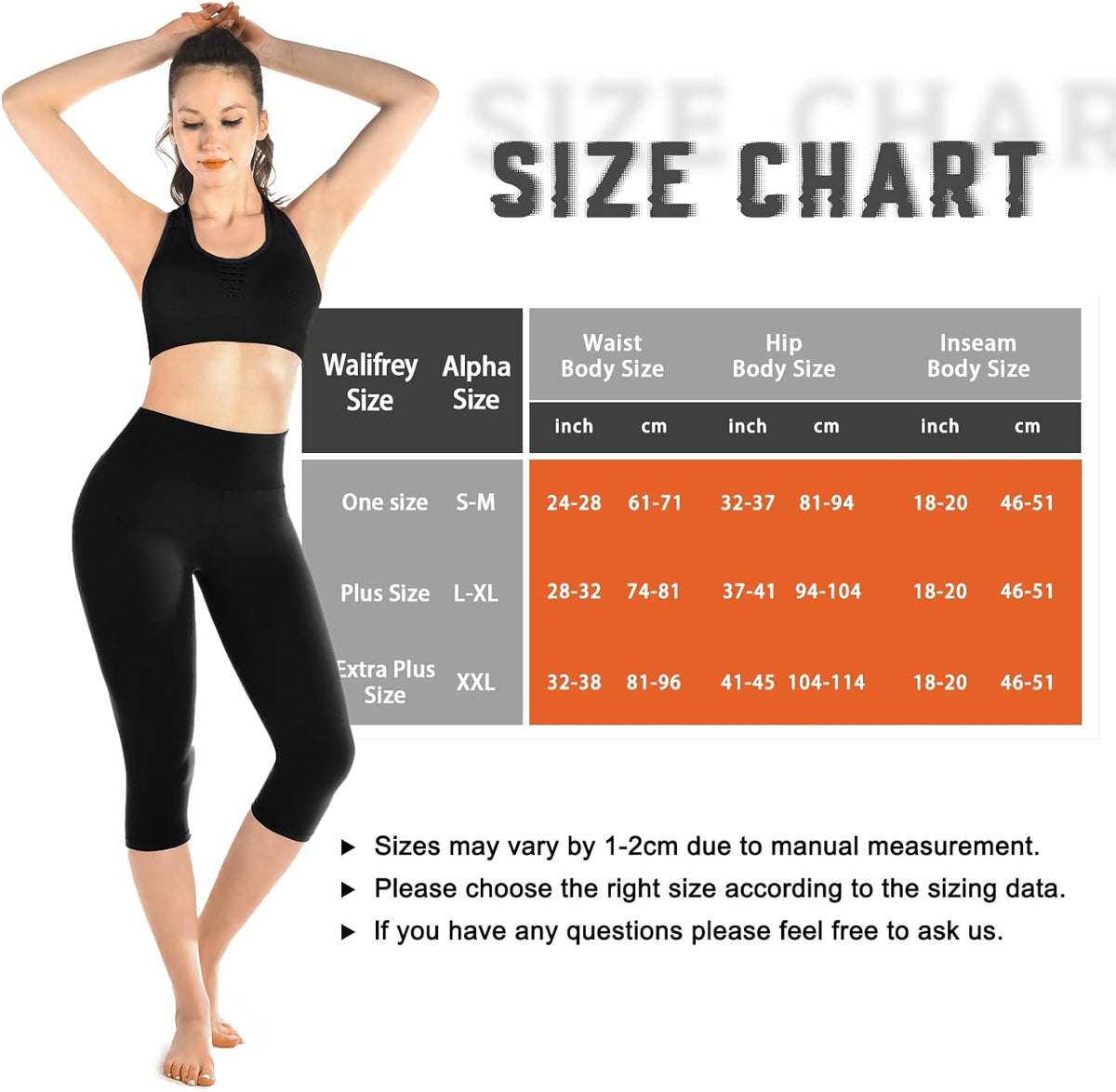 Walifrey Capri Leggings - Buttery Soft High-Waisted Yoga & Gym Leggings for Women