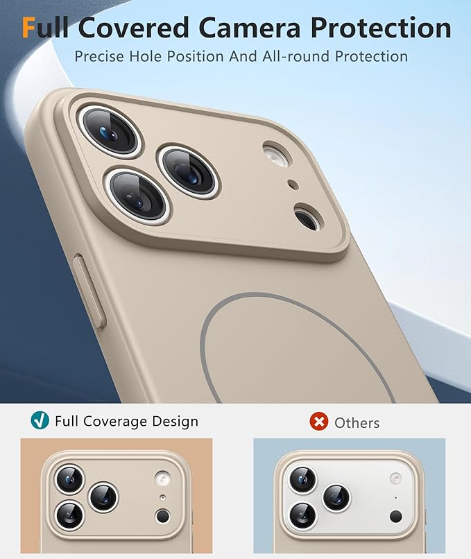 FNTCASE for iPhone 17 Pro Case: Integrated Silicone Phone Cases