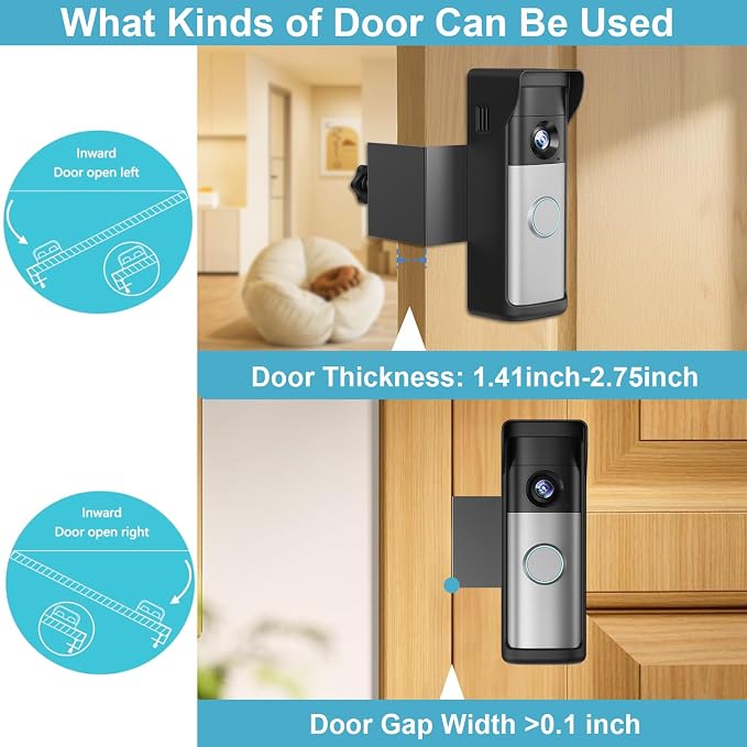 2026 Upgrade Anti-Theft Video Doorbell Mount