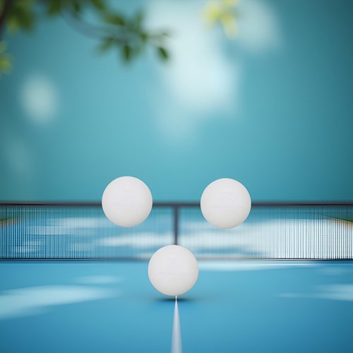 BWESOO 3Pcs White Table Tennis Sports Balls Ping Pong Ball Club Match Balls High Elasticity Table Tennis Outdoor Sport Accessories Durability Table Tennis Leisure Sports and Game Room (40mm)