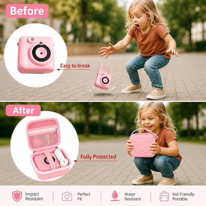 PAIYULE Kids Instant Print Camera Case