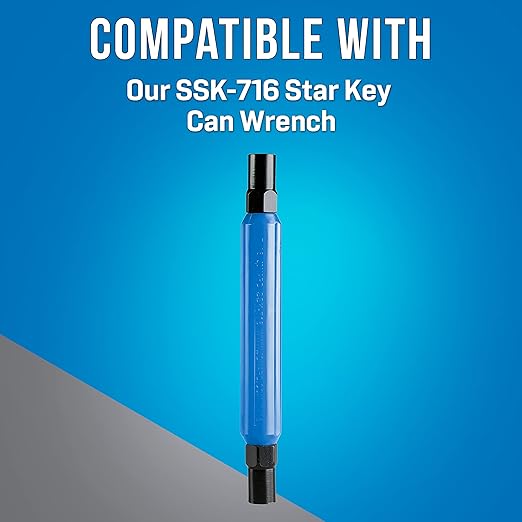 SSK-75 Jonard Tools Slam Lock Star Key for LC & LG Patterns