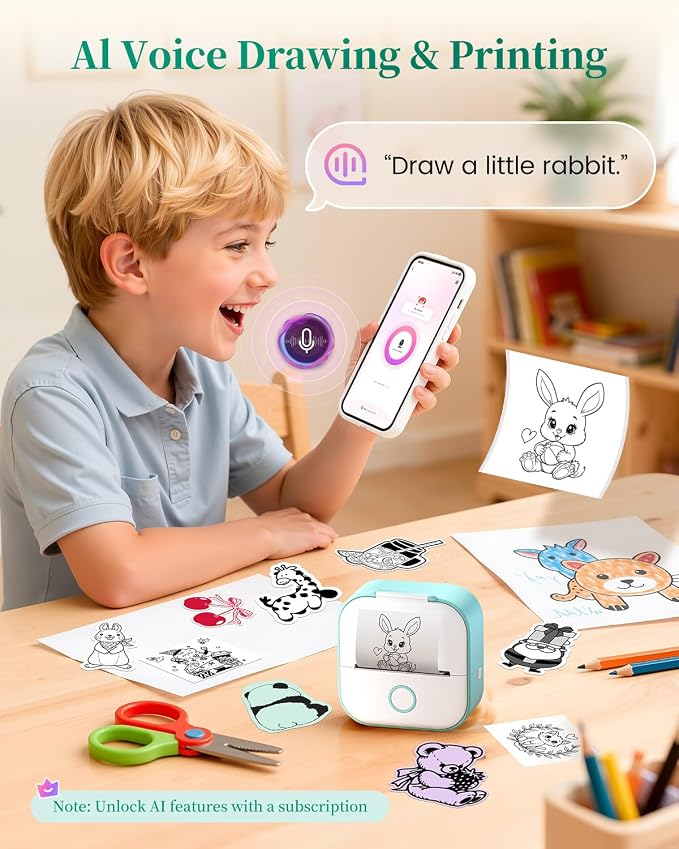 Memoking Mini Sticker Printer