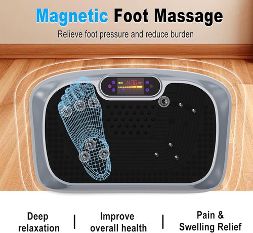 HOTWAVE Vibration Plate - Whole Body Shaker for Lymphatic Drainage & Weight Loss | Home Gym Fitness Machine