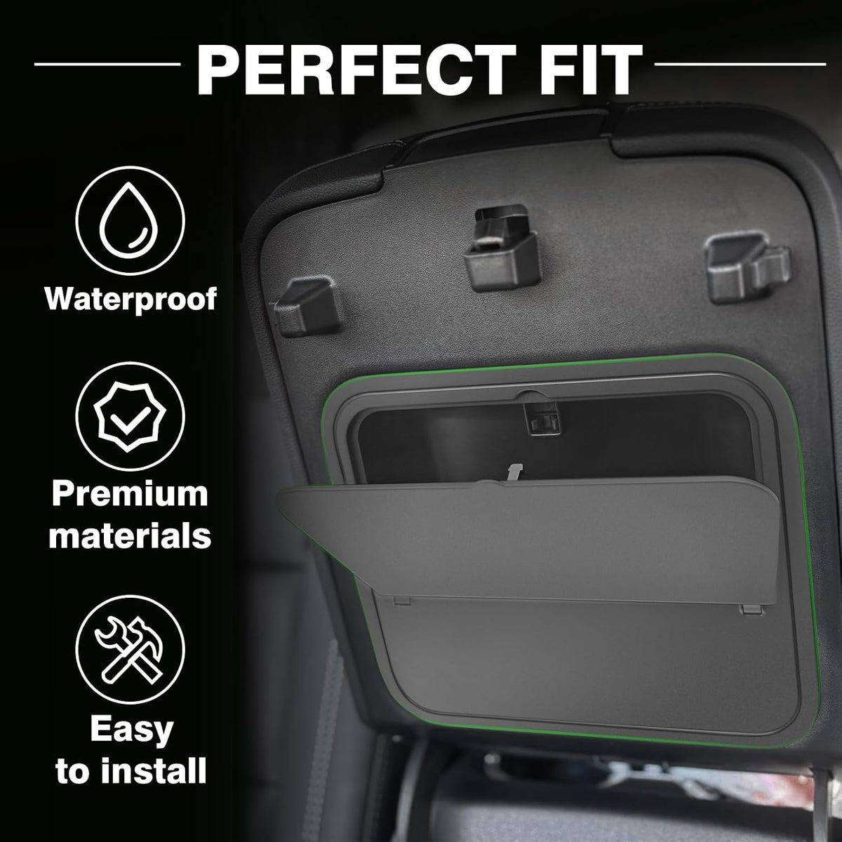 Muslogy Console Organizer Set for 2024 2025 2026 GMC Acadia/Chevy Traverse