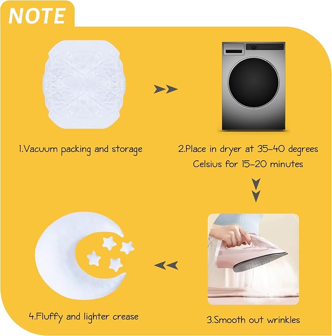IGMaryBox Baby Moon Star Pillow Newborn Posing Pillow Newborn Photography