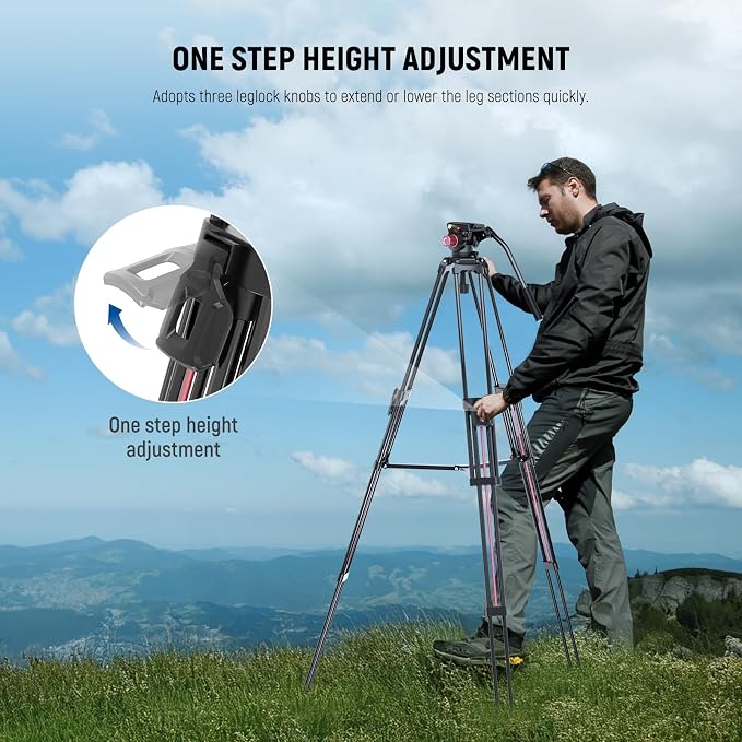 NEEWER LL38 79"/2m Video Camera Tripod
